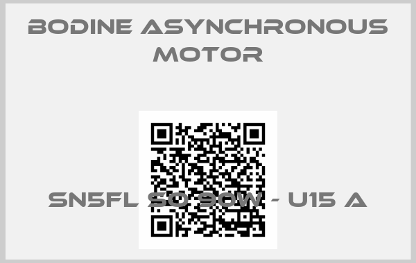BODINE Asynchronous motor-SN5FL So 90W - U15 A