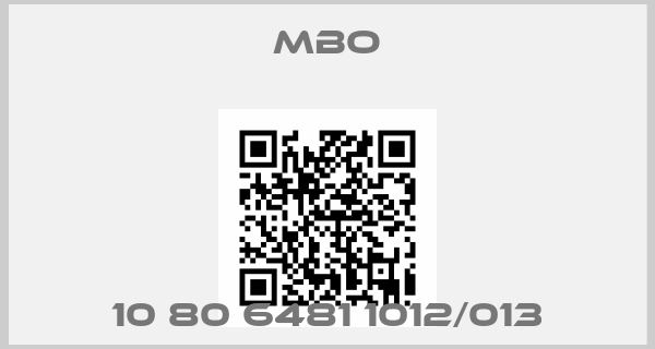 MBO-10 80 6481 1012/013