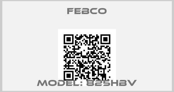 Febco-Model: 825HBV