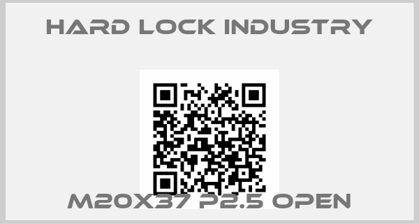 HARD LOCK INDUSTRY-M20x37 P2.5 open