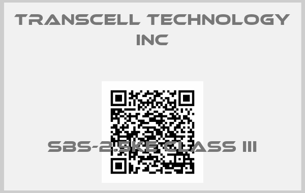 TRANSCELL TECHNOLOGY INC-SBS-2.5KE CLASS III