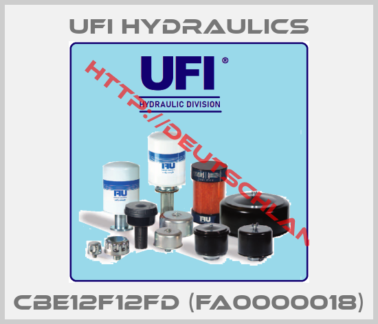 UFI HYDRAULICS-CBE12F12FD (FA0000018)