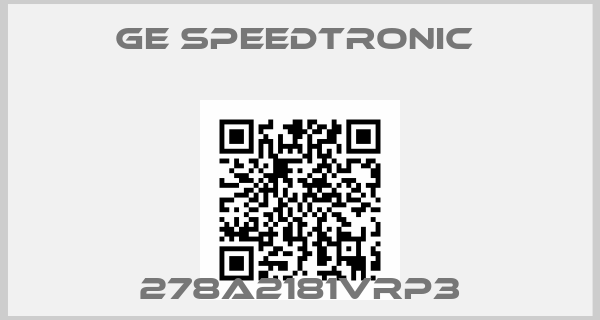 GE Speedtronic -278A2181VRP3