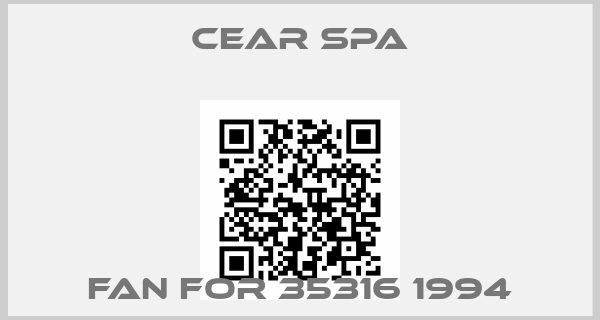CEAR Spa-Fan for 35316 1994