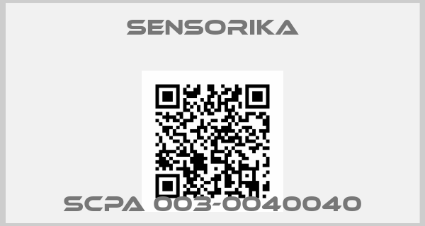 SENSORIKA-SCPA 003-0040040