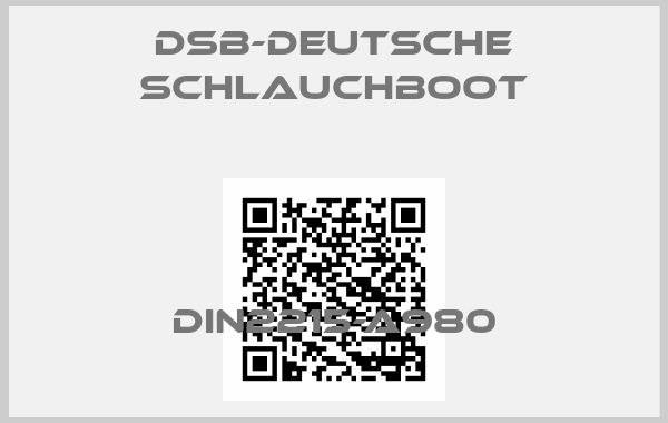 DSB-Deutsche Schlauchboot-DIN2215-A980