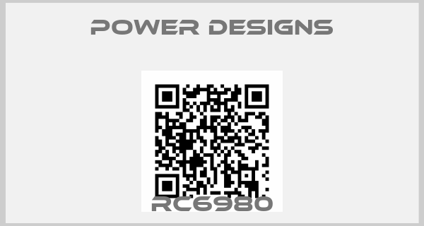 POWER DESIGNS-RC6980