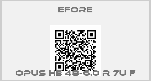 Efore-OPUS HE 48-6.0 R 7U F