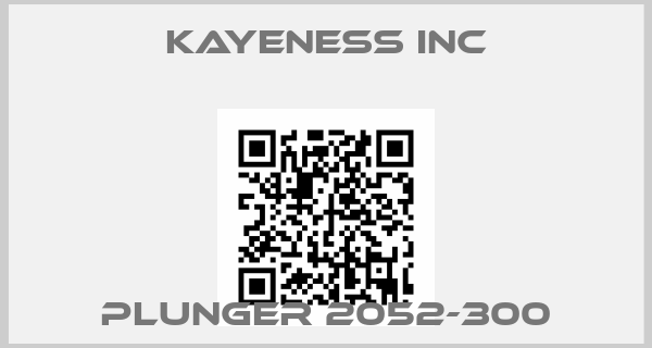 KAYENESS INC-Plunger 2052-300