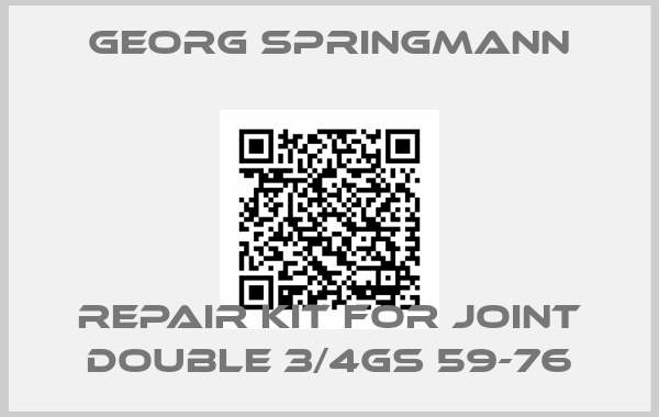 Georg Springmann-REPAIR KIT FOR JOINT DOUBLE 3/4GS 59-76
