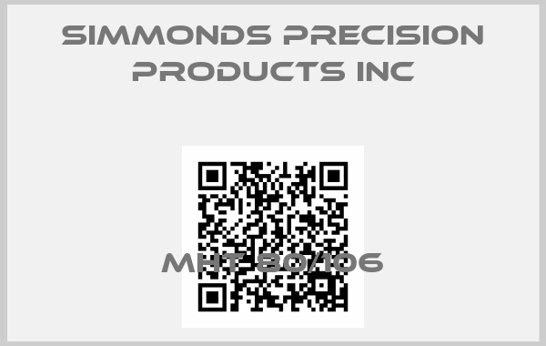 Simmonds Precision Products Inc-MHT 80/106