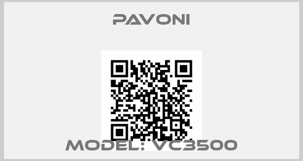Pavoni-Model: VC3500
