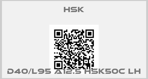 HSK-D40/L95 A12.5 HSK50C LH