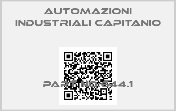 Automazioni Industriali Capitanio-Part No:644.1