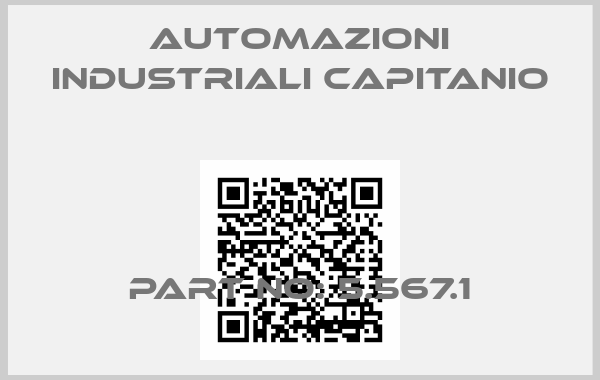 Automazioni Industriali Capitanio-Part No: 5.567.1