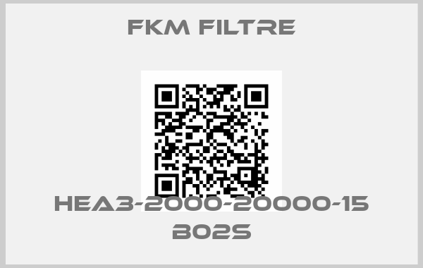 Fkm Filtre-HEA3-2000-20000-15 B02S
