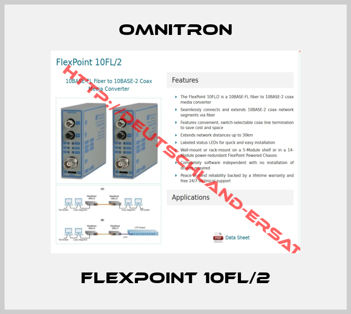 Omnitron-FlexPoint 10FL/2