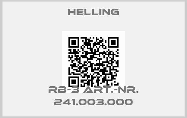 Helling-RB-3 Art.-Nr. 241.003.000