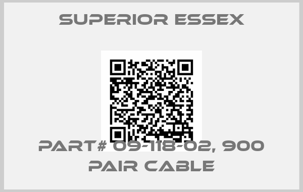 SUPERIOR ESSEX-Part# 09-118-02, 900 Pair cable