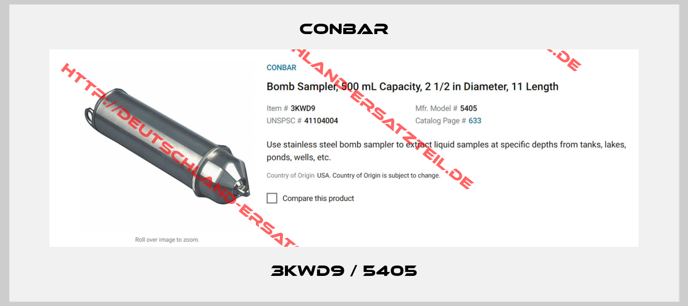 Conbar-3KWD9 / 5405