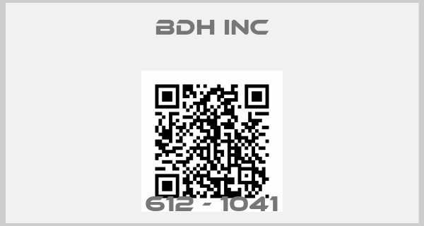 BDH Inc-612 - 1041