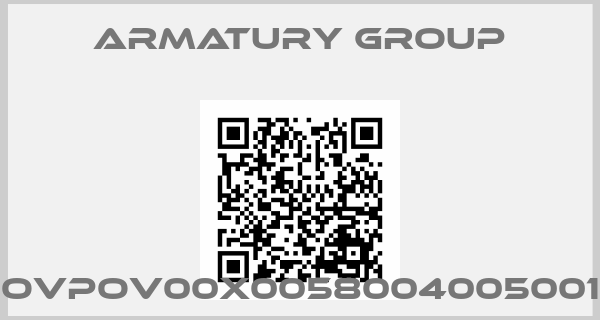 Armatury Group-OVPOV00X0058004005001