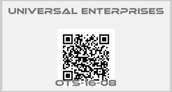 Universal Enterprises-OTS-16-08