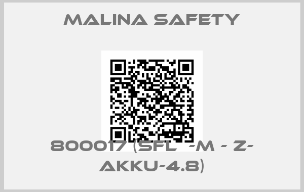 Malina Safety-800017 (SFL  -M - Z- AKKU-4.8)