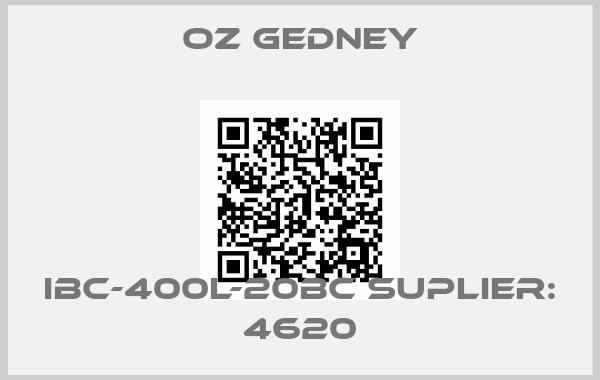 Oz Gedney-IBC-400L-20BC SUPLIER: 4620