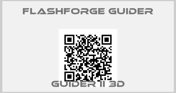 Flashforge Guider-Guider II 3D