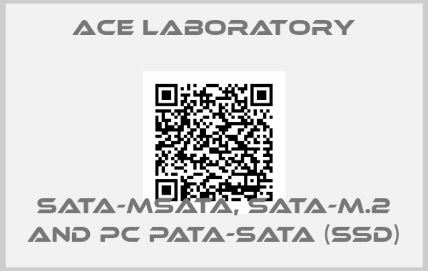 Ace Laboratory-SATA-mSATA, SATA-M.2 and PC PATA-SATA (SSD)