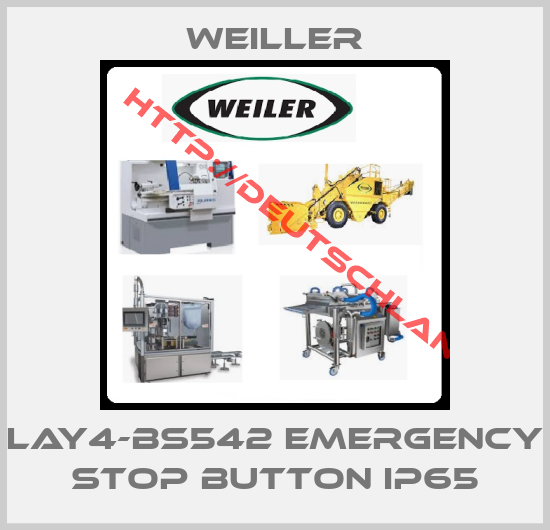 Weiller-LAY4-BS542 EMERGENCY STOP BUTTON IP65