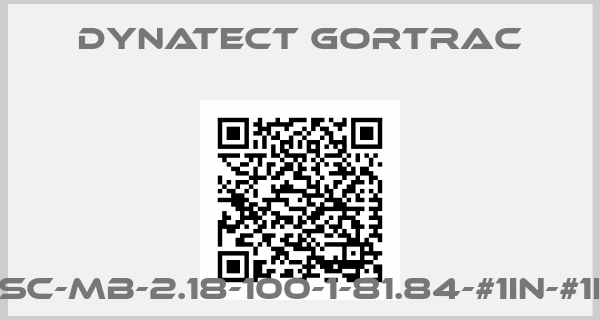 Dynatect Gortrac-TSC-MB-2.18-100-1-81.84-#1IN-#1IN