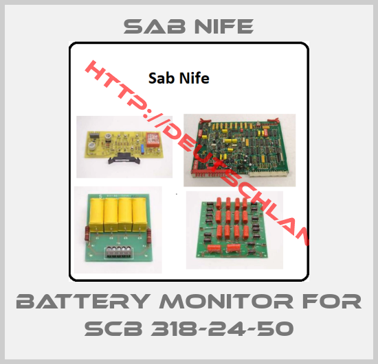 SAB NIFE-Battery monitor for SCB 318-24-50