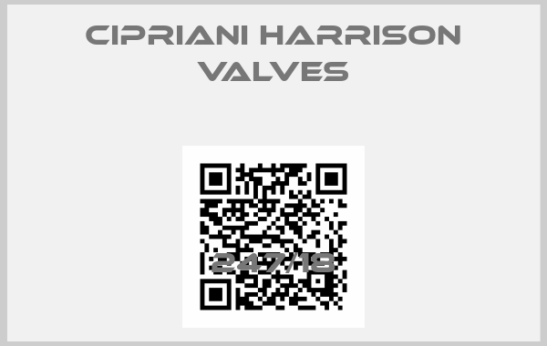 Cipriani Harrison Valves-247/18
