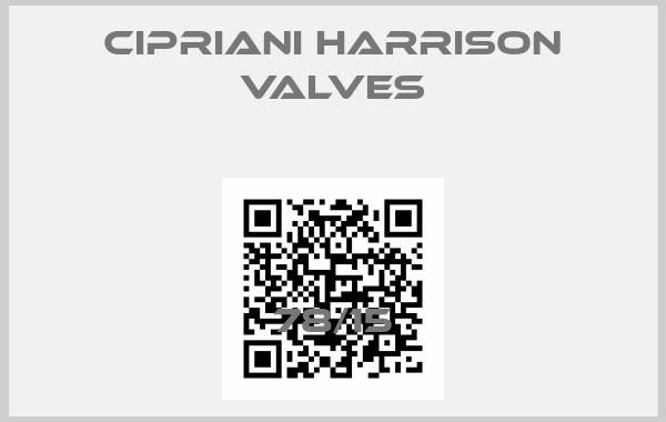 Cipriani Harrison Valves-78/15
