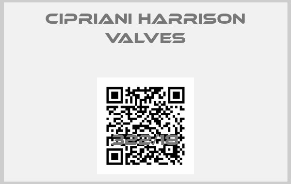 Cipriani Harrison Valves-322/18