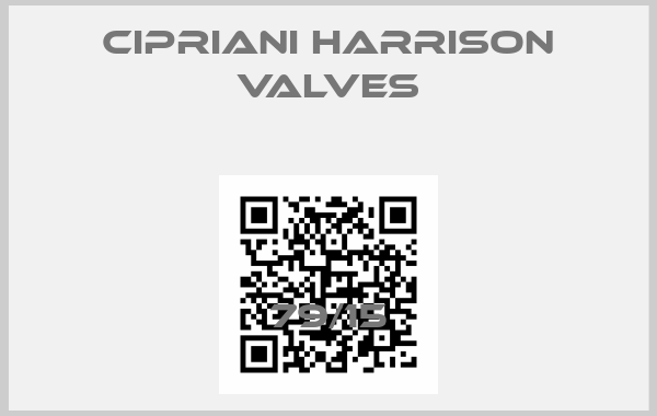 Cipriani Harrison Valves-79/15