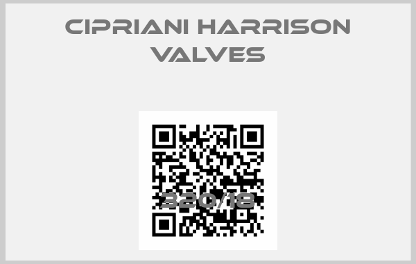 Cipriani Harrison Valves-320/18