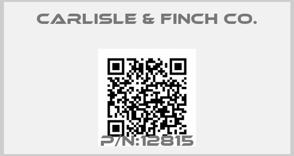 Carlisle & Finch Co.-P/N:12815