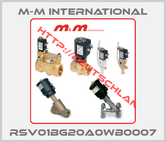 M-M International-RSV01BG20A0WB0007