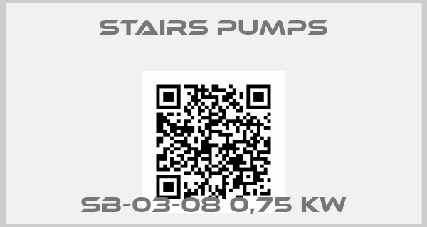 STAIRS PUMPS-SB-03-08 0,75 kW
