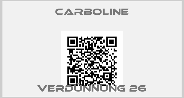 Carboline-Verdünnung 26