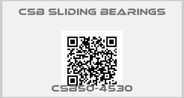 CSB Sliding Bearings-CSB50-4530