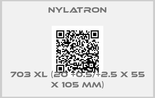 Nylatron-703 XL (20 +0.5/+2.5 X 55 X 105 MM)