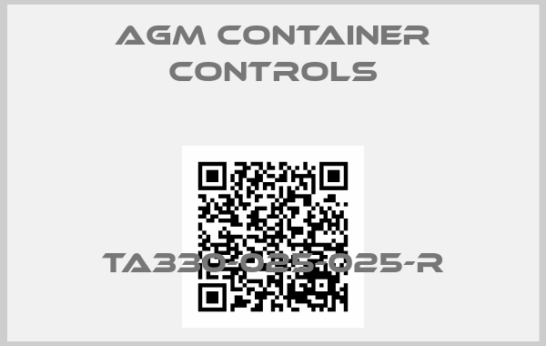 AGM Container Controls-TA330-025-025-R