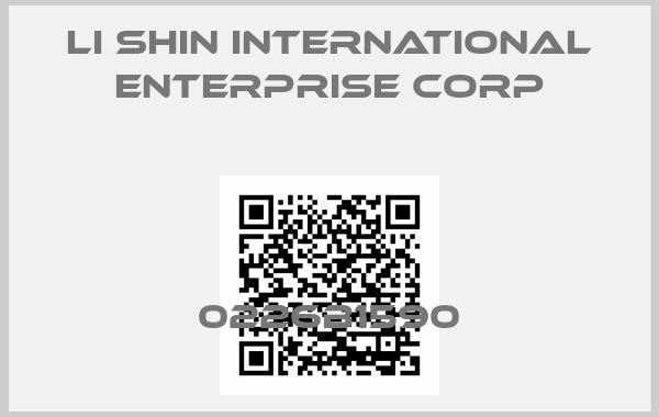 Li Shin International Enterprise Corp-0226B1590