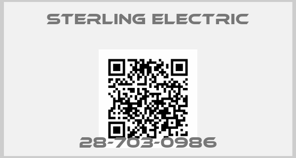 Sterling Electric-28-703-0986