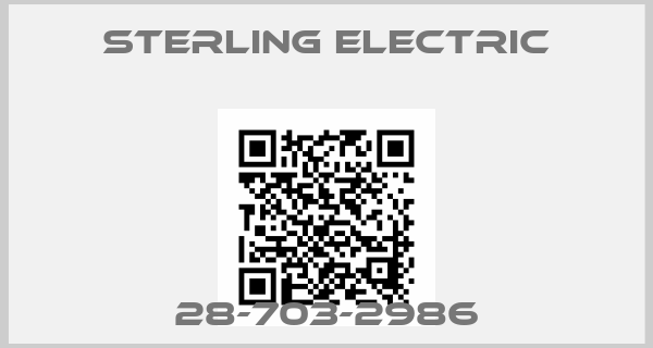 Sterling Electric-28-703-2986