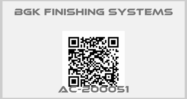 BGK Finishing Systems-AC-200051